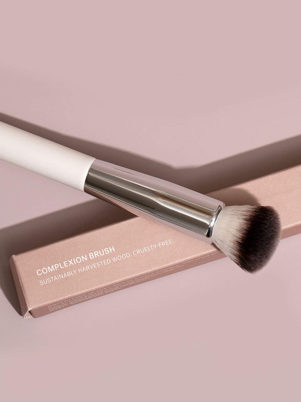 ILIA - Complexion Brush | Liquid + Cream Complexion Product Brush Made with FSC Certified Wood, Aluminum, + Soft, Vegan Bristles | Expertly Crafted | Non-Toxic, Vegan, Cruelty-Free, Recyclable - Image 5