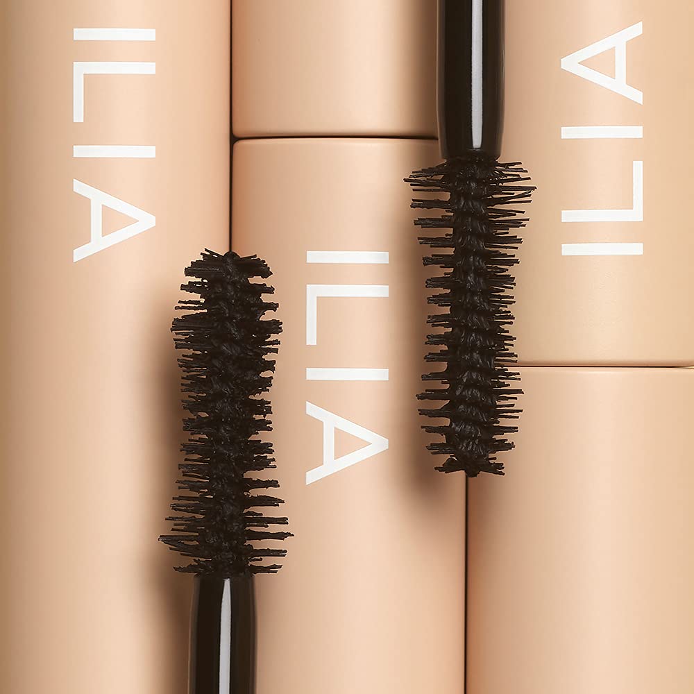 ILIA - Fullest Volumizing Mascara | Weightless, Buildable, Smudge + Flake-Free, Sensitive Eyes Safe | Full, Thick, Healthier Lashes | Non-Toxic, Vegan, Cruelty-Free (Full Size; 0.32 fl oz | 9.5 ml) - Image 8