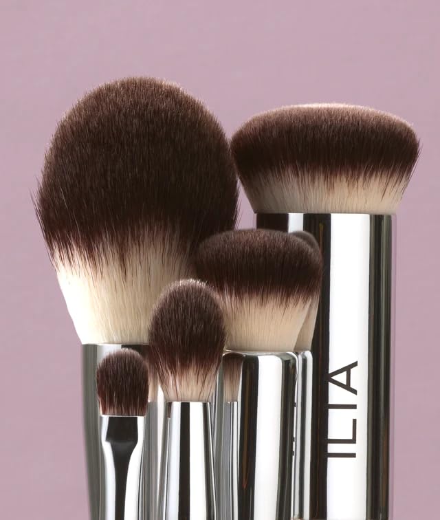 ILIA - Complexion Brush | Liquid + Cream Complexion Product Brush Made with FSC Certified Wood, Aluminum, + Soft, Vegan Bristles | Expertly Crafted | Non-Toxic, Vegan, Cruelty-Free, Recyclable - Image 7
